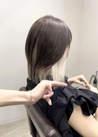 ミディアム カラー ✨【公式】 juhl.横浜✨のヘアスタイル