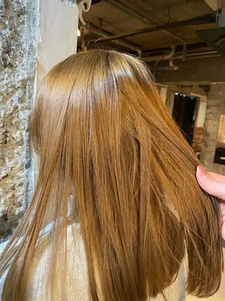 ミディアム カラー お任せヘア☘️☘️ 及川渚のヘアスタイル