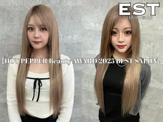 ロング ヘアアレンジ カラー MORI MARIKAのヘアスタイル