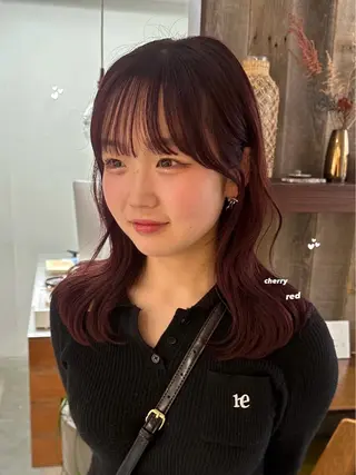 ミディアム カラー 暖色カラー/レイヤー 🌙 オノユリカのヘアスタイル