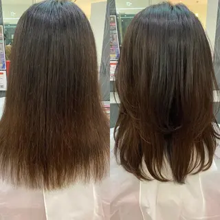 ミディアム hair make huit8所属・ハイライト&ブリーチ 💇🏼‍♀MAHOのヘアスタイル