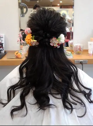 ロング ヘアアレンジ D/i所属・D/i |Y/no. 〈夜スパ17時〜〉のヘアスタイル