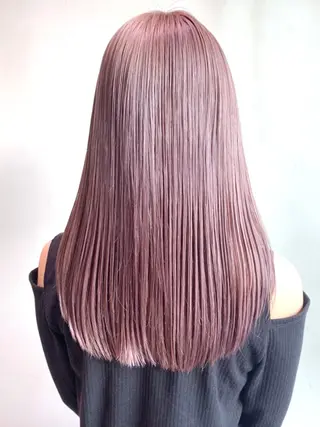 セミロング カラー パーマ ヘアアレンジ ITbyALBUM 浦和店のヘアスタイル