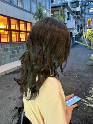 セミロング カラー SHO 👻原宿 /艶カラーのヘアスタイル