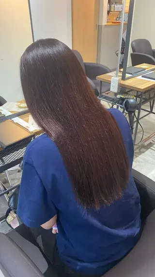 ロング カラー ✨艶感カラー💫 髪質改善🫧のヘアスタイル