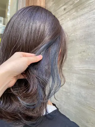 ミディアム カラー 暗髪/艶髪/Ono .のヘアスタイル