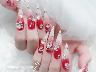 ネイル MoMoA Nail ネイル長さ出し専門店のネイルデザイン