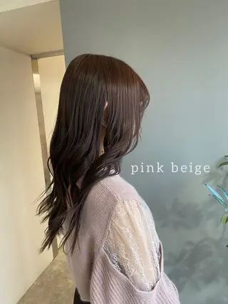 セミロング カラー ヘアアレンジ ボブ /ニュアンス/ satomi🧸💖のヘアスタイル