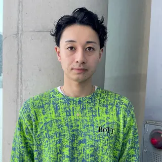 ミディアム メンズ ⚾️横浜メンズカット 阿部龍馬🍺🍔のヘアスタイル