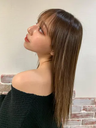 セミロング 【髪質改善特化】 新宿/縮毛矯正/セラのヘアスタイル