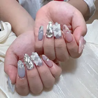 ネイル 🎀nana🫧 ワンホンネイル🎀のネイルデザイン