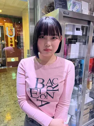 ショート カラー AYANE 韓国ヘア /レイヤーカットのヘアスタイル