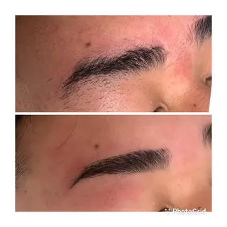 メンズ マツエク・マツパ SecretBelle所属・ジラフブロウ YUのマツエク・マツパデザイン