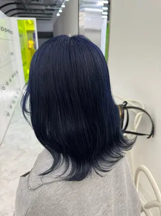 セミロング カラー ヘアアレンジ ‎🤍韓国ボブ/ 縮毛矯正🪽‪ひかりのヘアスタイル