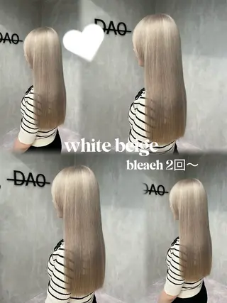 ロング カラー 心斎橋/ハイトーン/ airi⠀のヘアスタイル