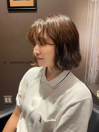 ショート パーマ good nine所属・YUUMI /心斎橋美容室のヘアスタイル