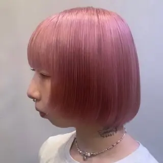 ショート カラー ハイトーン/レイヤー カット/TAKEのヘアスタイル