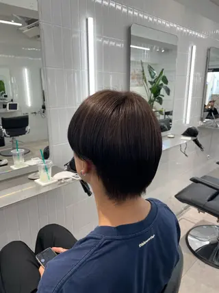 カラー メンズ ONYX 表参道所属・ショート/ボブ/似 合わせ/顔周りカットのヘアスタイル