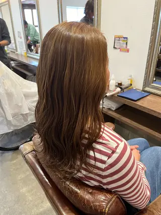 ミディアム 🫧ベージュカラー× レイヤー🫧HARUのヘアスタイル