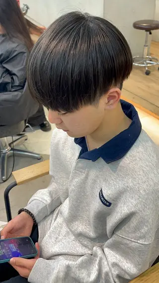 メンズ メンズパーマ/ メッシュ📍ユリのヘアスタイル