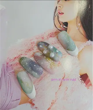 ネイル arm in arm ︎✿Yamamotoのマツエク・マツパデザイン