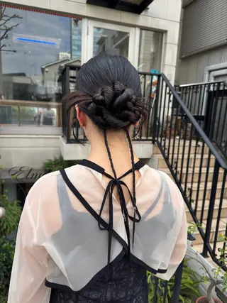 ヘアアレンジ 似合わせモテヘア Akari🦢🖤のヘアスタイル