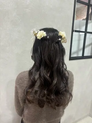 セミロング ヘアアレンジ regalo Acari🍎のヘアスタイル