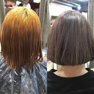 ショート カラー パーマ ヘアアレンジ メンズ キッズ ネイル マツエク・マツパ サロンドミルク 原宿のヘアスタイル