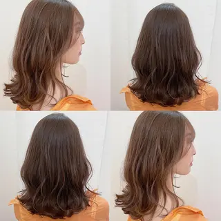 ミディアム Maria Satoのヘアスタイル