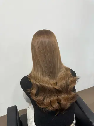 ロング 川元 春奈のヘアスタイル