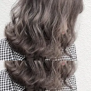 セミロング to youハイライトのヘアスタイル