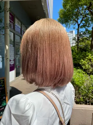 ミディアム カラー 平岡 成介のヘアスタイル