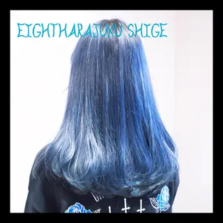 ロング カラー 及川シゲル 髪質改善講師のヘアスタイル