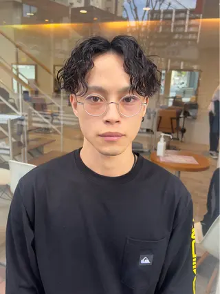 パーマ メンズ タナカ マヤ/金沢八景のヘアスタイル