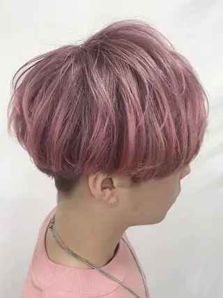 ショート カラー メンズ メンズパーマ特化🏆 宮崎健人✨️のヘアスタイル