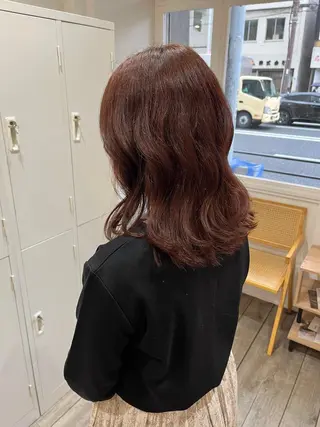 ミディアム FERIA  梅田所属・FERIA 梅田 🍁竹田 誠 🍁のヘアスタイル