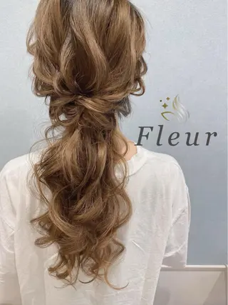 ロング ヘアアレンジ セットサロン      ラフテル所属・大阪/ヘアアレンジ /似合わせset💐のヘアスタイル