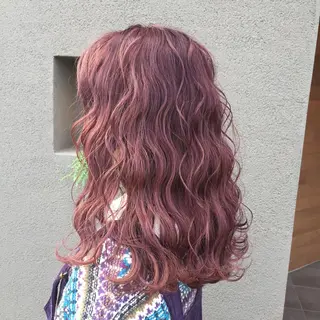 ロング maco 艶感ハイトーン🦋のヘアスタイル