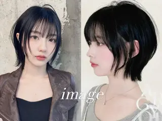 ミディアム レイヤー/ショート 遠藤光輝のヘアスタイル