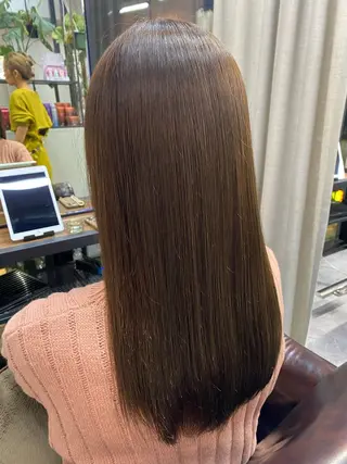 ロング 韓国/ワンホンヘア 髪質改善/MaCoのヘアスタイル