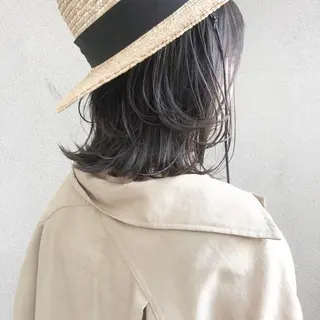 セミロング fit stand /HIIRAGIのヘアスタイル