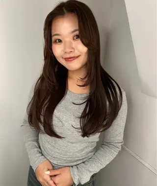 ロング カラー land所属・透明感カラー/レイヤ ー🌙Honokaのヘアスタイル