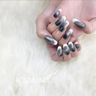 ロング ネイル ROSE・ MARY 鈴木のネイルデザイン