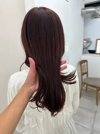 セミロング カラー キッズ オトナヘア🌸 harukaのヘアスタイル