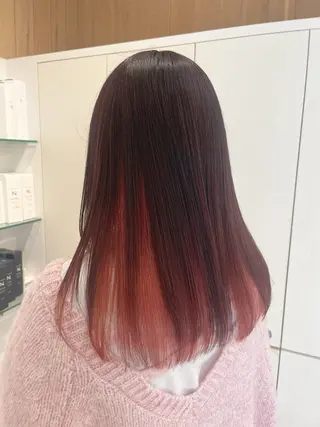 セミロング あらい しほのヘアスタイル
