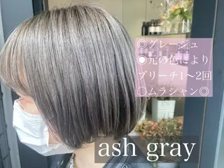 ミディアム カラー マツエク・マツパ オリーブ透明感カラー 表参道/MIKUのヘアスタイル