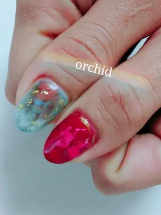 ネイル orchid ♡オーキッドのネイルデザイン