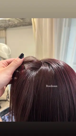 ミディアム カラー ハイトーン/ラベンダ ー/ユイナ🪄のヘアスタイル