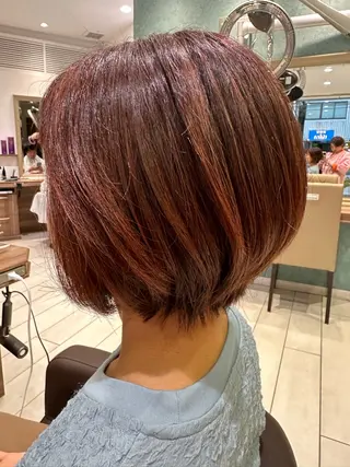 ショート カラー 似合わせカット 田島智美のヘアスタイル