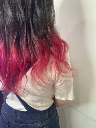 セミロング カラー 立川/シールエクステ /みづきのヘアスタイル
